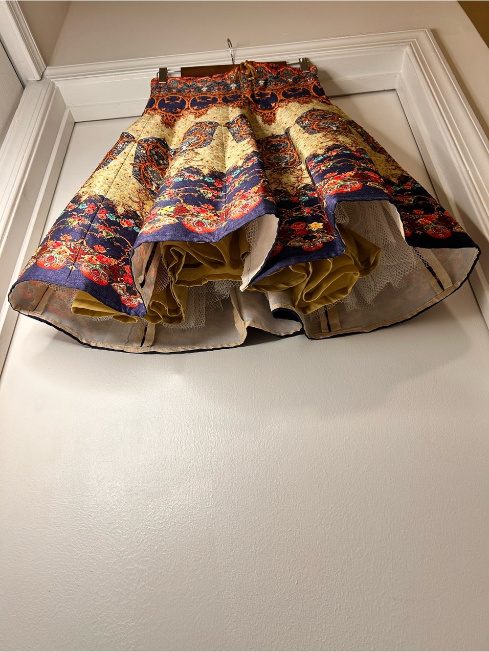 Baroque-Inspired Statement Skirt - Size Small - Picture 5 of 15